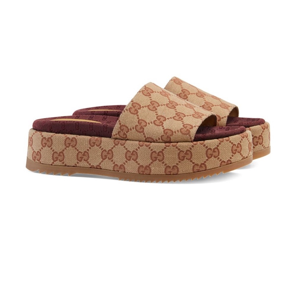 GUCCI PLATFORM SANDALS Size 39 (9)